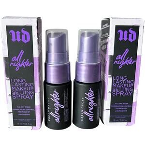 2x Urban Decay All Nighter Long Lasting Makeup Setting Spray 15ml